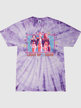 KPop Demon Hunters Adult Tie-Dye T-Shirt HUNTR/X Light Up the Dark