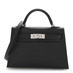Epsom Mini Kelly Sellier 20 Black