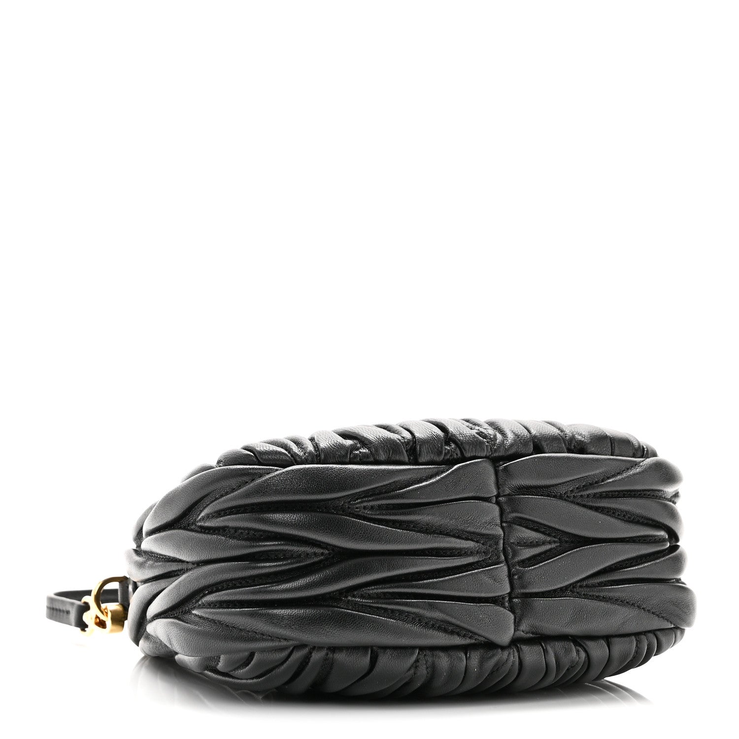 Nappa Matelasse Mini Wander Hobo Black