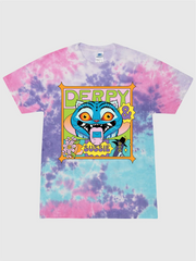 KPop Demon Hunters Adult Tie-Dye T-Shirt Derpy & Sussie Summer Time