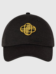 KPop Demon Hunters Gold Embroidered Adult Dad Hat HUNTR/X Logo & Zoey Signature