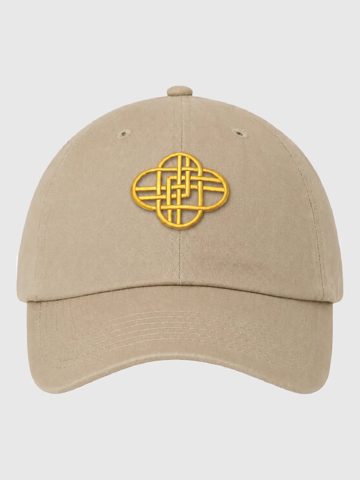 KPop Demon Hunters Gold Embroidered Adult Dad Hat HUNTR/X Logo & Rumi Signature