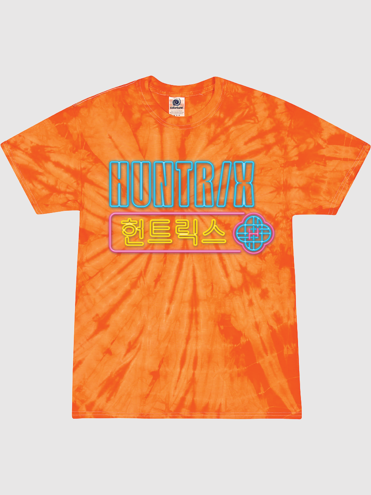 KPop Demon Hunters Youth Tie-Dye T-Shirt HUNTR/X Summer Nights