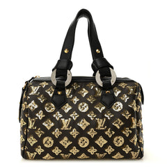 Monogram Sequins Eclipse Speedy 28 Gold