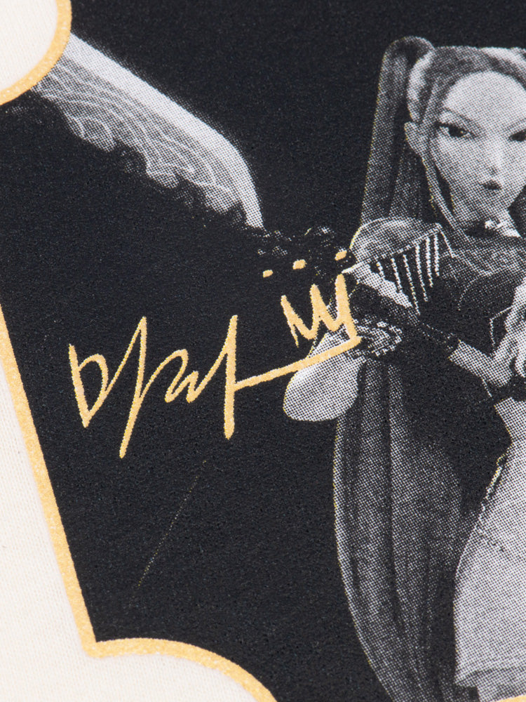 KPop Demon Hunters Gold Foil Youth T-Shirt HUNTR/X Signatures