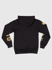 KPop Demon Hunters Gold Foil Adult Full-Zip Hoodie HUNTR/X Icons