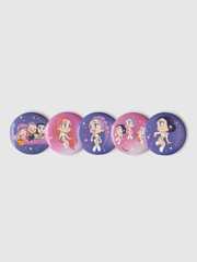 KPop Demon Hunters Chibi HUNTR/X Finale Pin Set