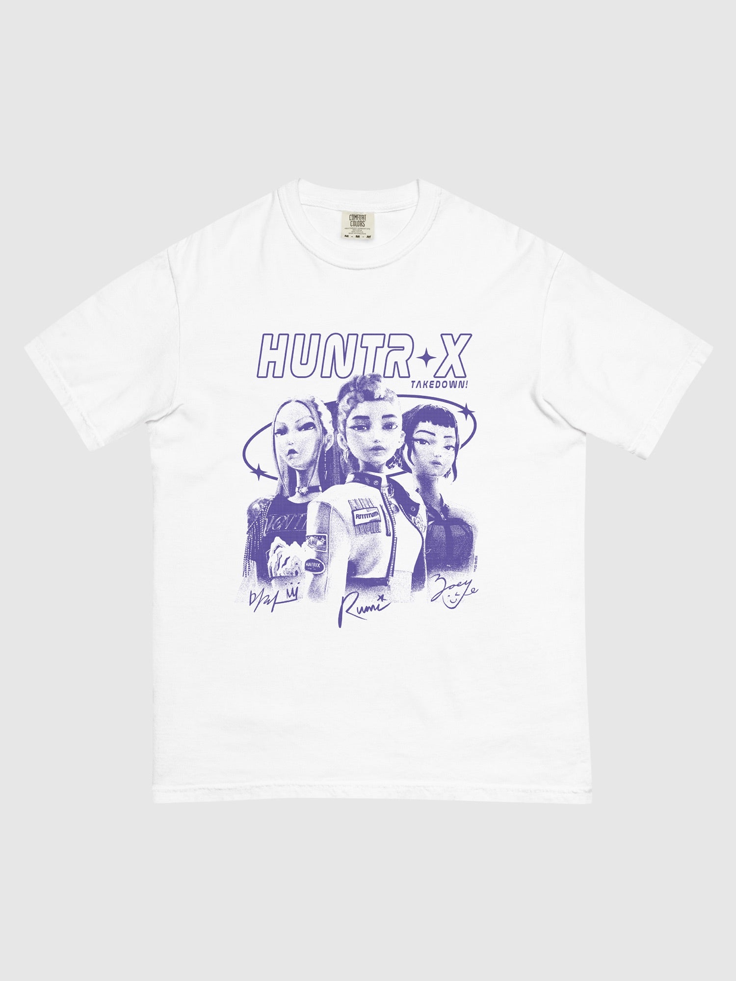 KPop Demon Hunters HUNTR/X Takedown Comfort Colors T-Shirt
