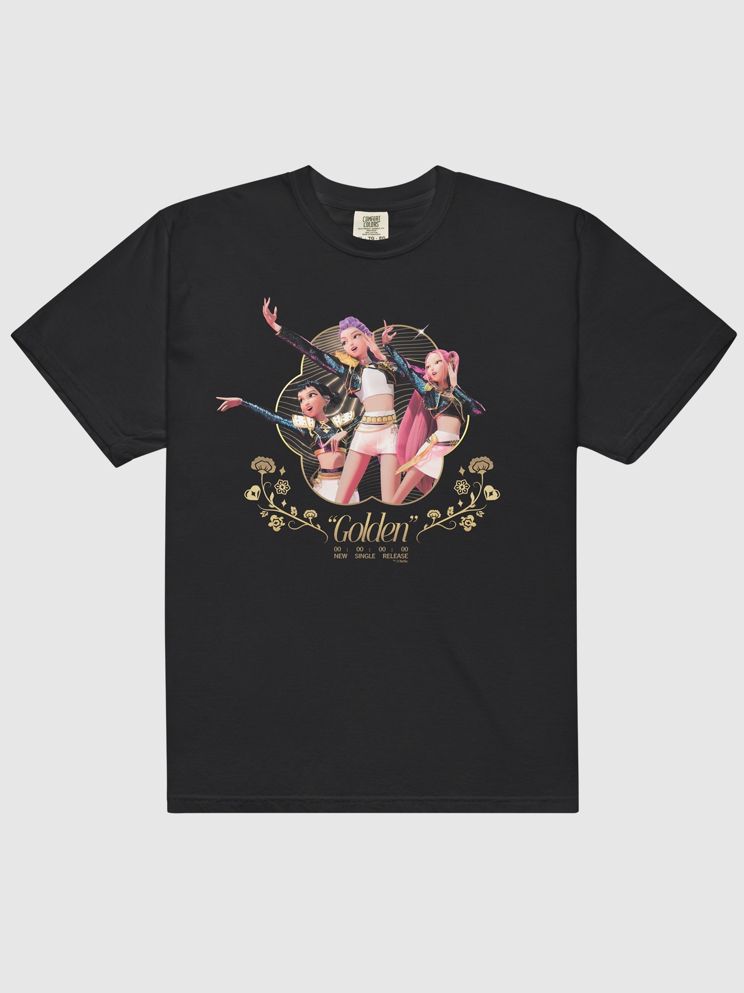 KPop Demon Hunters Comfort Colors T-Shirt Golden Release