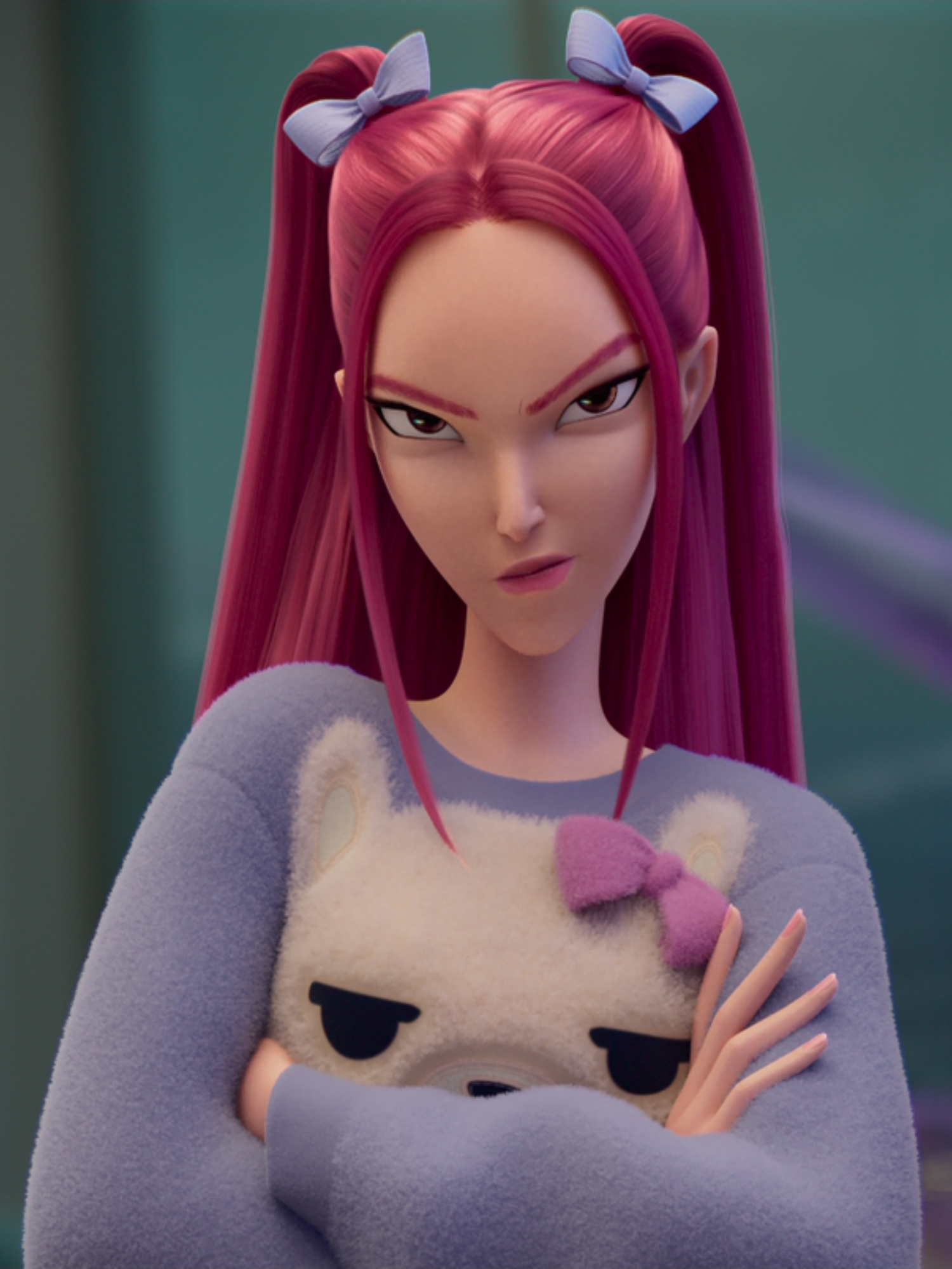 KPop Demon Hunters Mira's Polar Bear Youth T-shirt