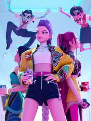 KPop Demon Hunters Rumi's Yellow Jacket