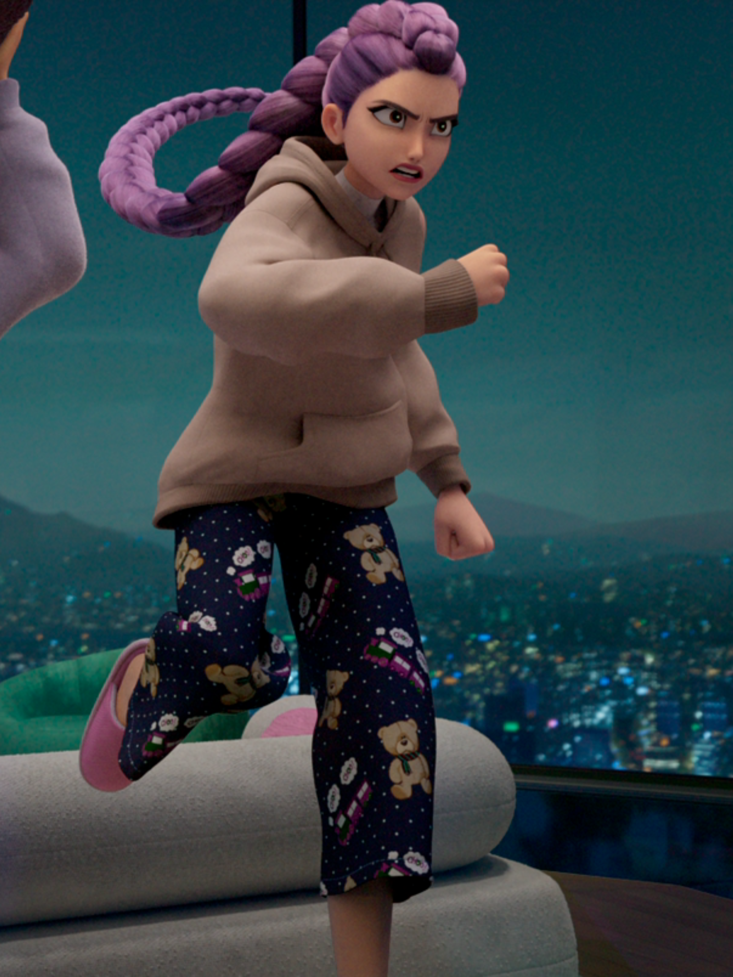 KPop Demon Hunters Rumi's Choo Choo Youth Leggings