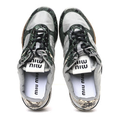 Nylon Technical Ayers Pitone Gymnasium Sneakers 39 Nube Abete