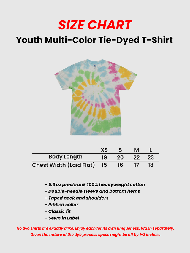 KPop Demon Hunters Rumi Tie-Dye Kids T-Shirt